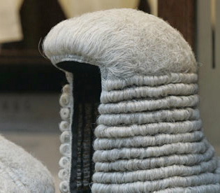 A judge's wig