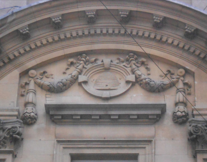 Emblem on the Halifax B. Soc