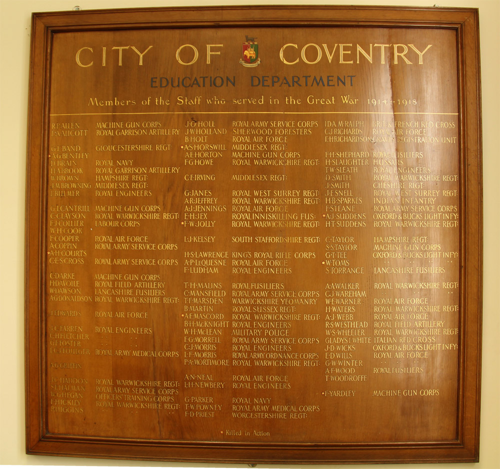 Coventry City Council education dept