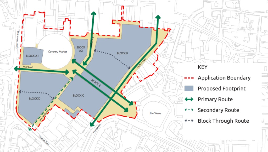 Revised City Centre south scheme