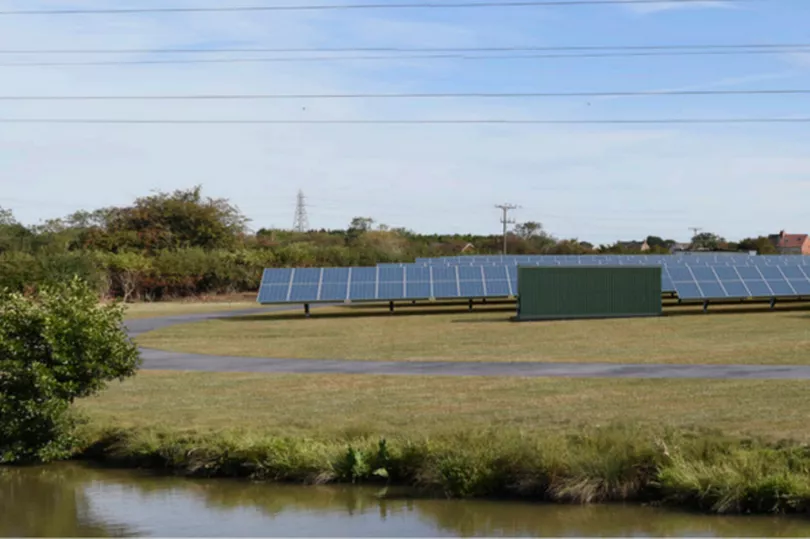 Image showing solar panels in Aldermans Green