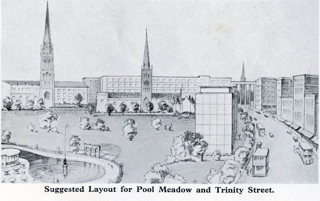 Proposed layout for Pool Meadow and Trinity Street