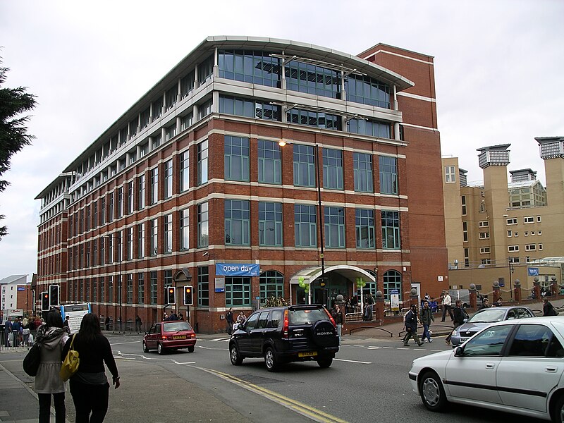 William Morris Building, Coventry Univesity. 
By Snowmanradio - Own work, CC BY-SA 3.0, https://commons.wikimedia.org/w/index.php?curid=2982531