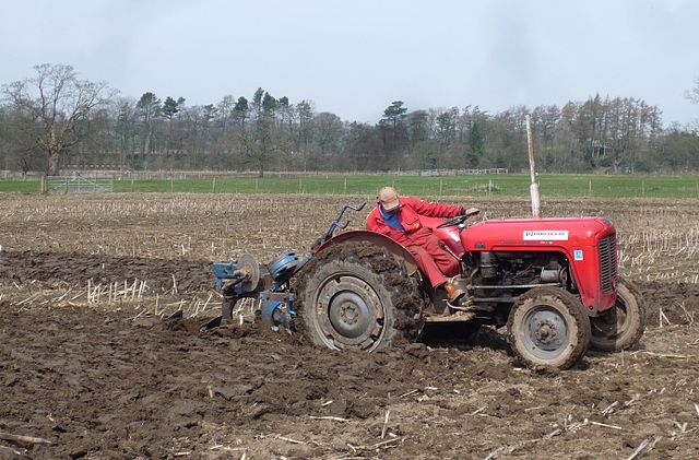 Photo of red Massey Ferguson tractor